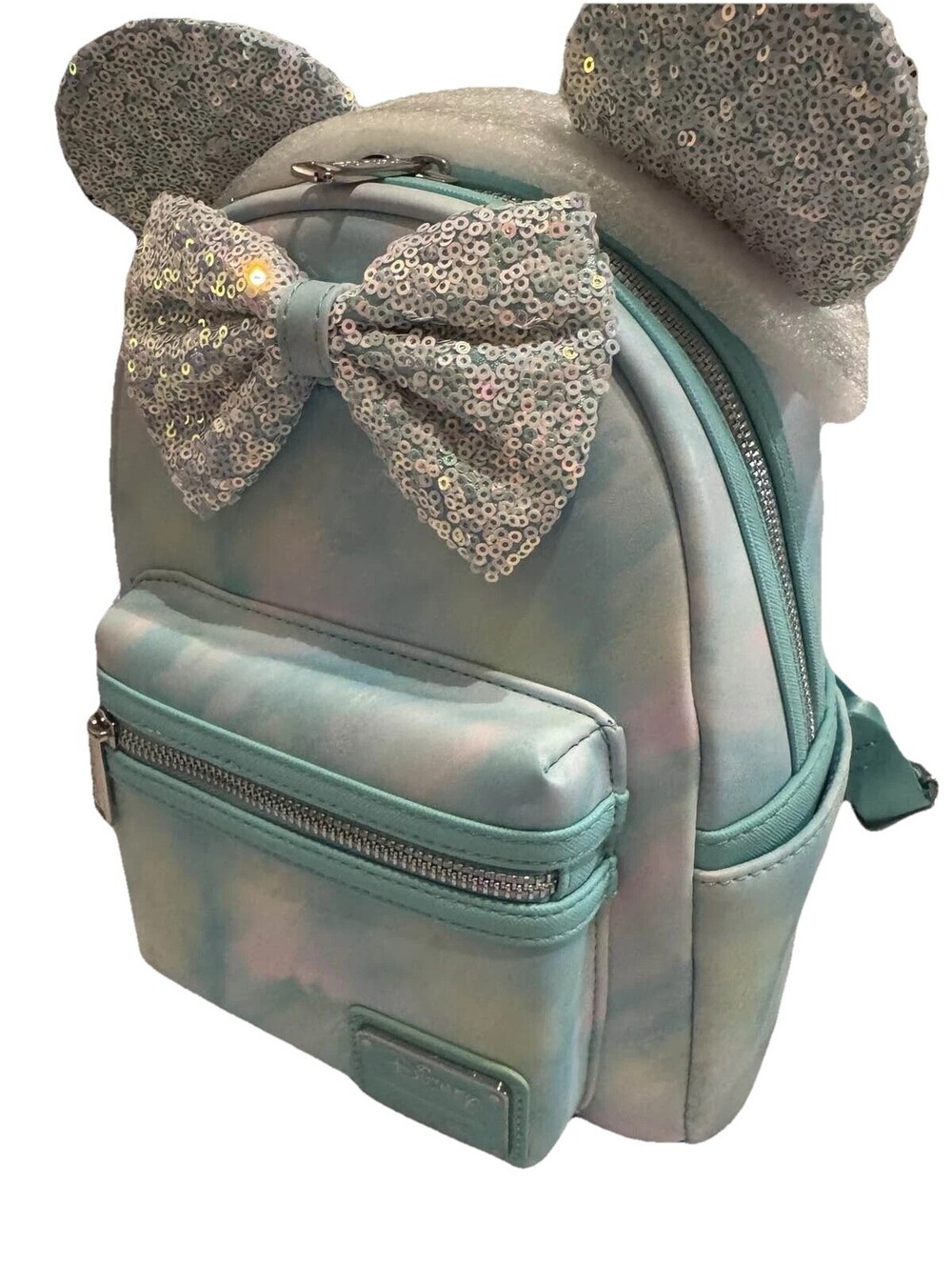 Loungefly Disney Minnie Mouse Seafoam Mini Backpack Teal Pastel
